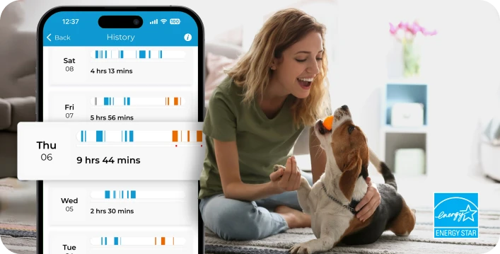 ENERGY STAR certified smart HVAC thermostat that cuts energy costs with its next-gen smart features.